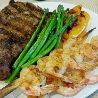 surf and turf dinner|Majette LAさん