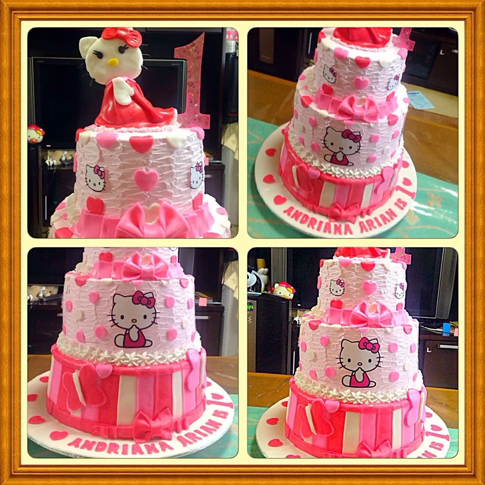 Snapdishの料理写真:Hello kitty 3tier.|Alma Kairanさん