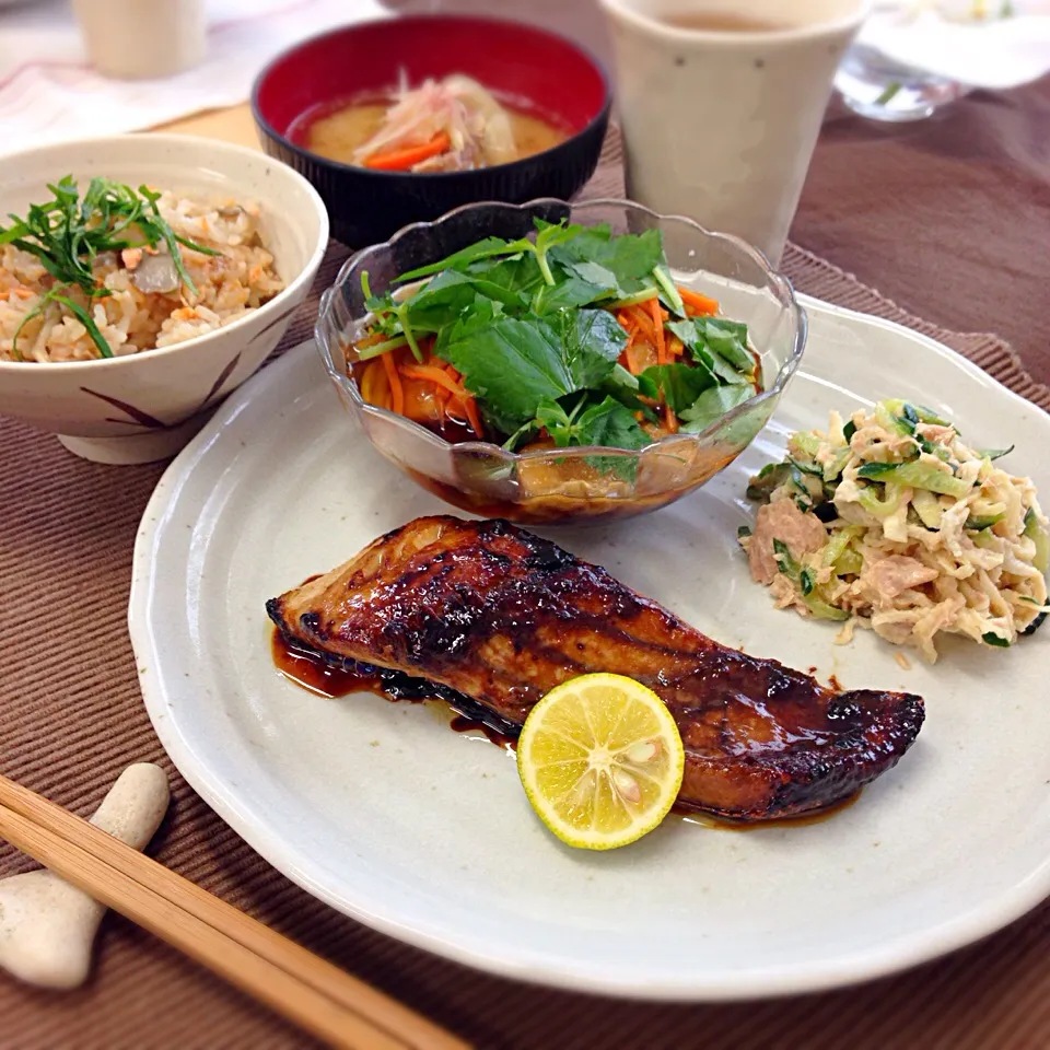 魚づくしの秋ご飯|うめこさん