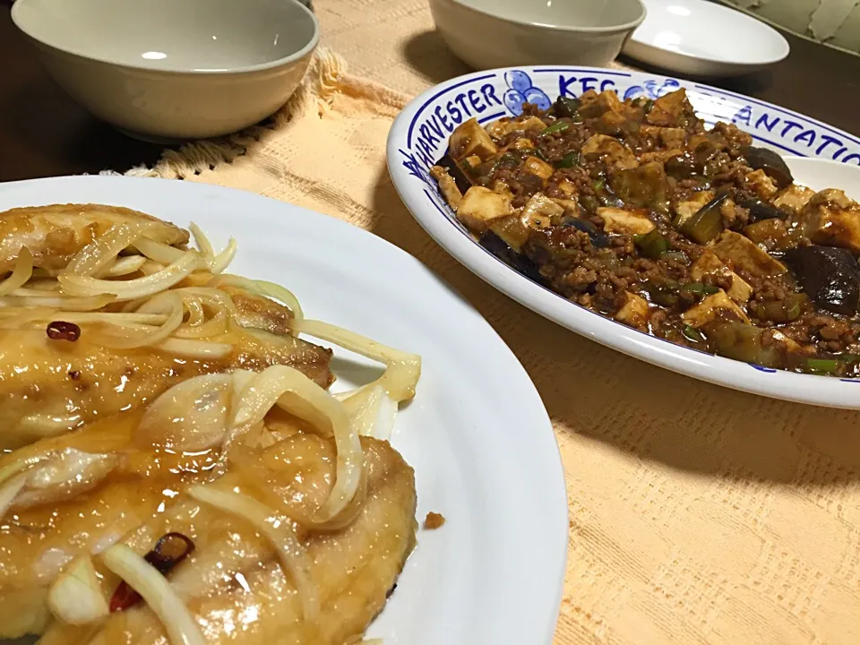 鯵の南蛮漬け、麻婆茄子豆腐|Yuko Kisoさん