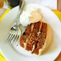 Snapdishの料理写真:Blueberry Jam Cake with fresh whipped cream. Early Girl Eatery Asheville, NC|patience pecoraroさん