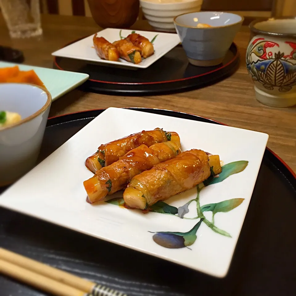 ともさんの☆餅の豚肉巻き♪|カオサンさん