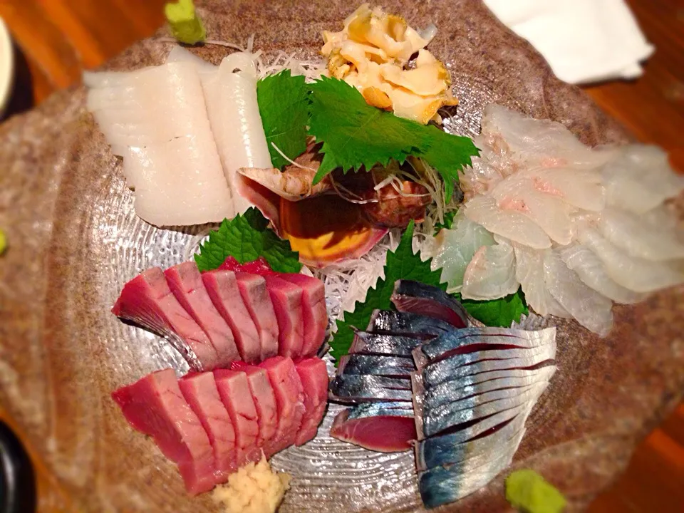 Snapdishの料理写真:宴会料理  お造り盛合せ🐟🐚|Yu Yu mamaさん