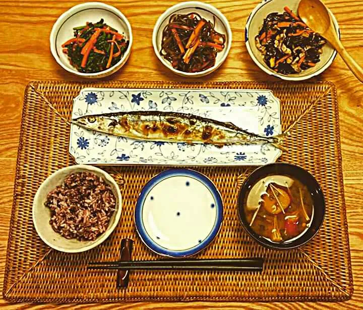 秋刀魚定食|Mineharu Okazakiさん