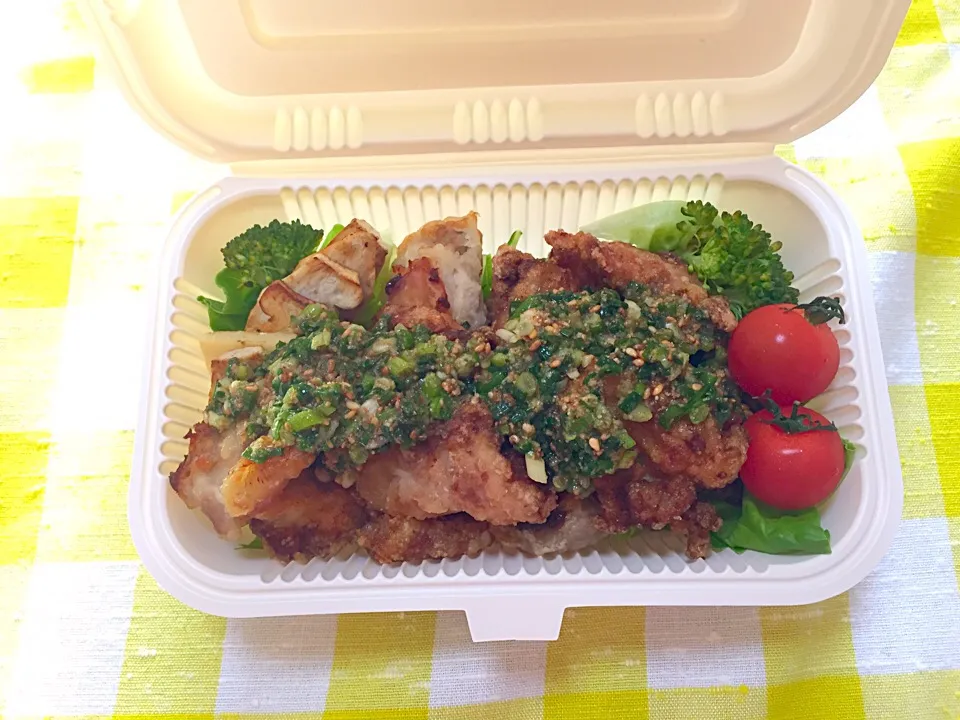 ハイキングおかず   🐔鶏のから揚げ(ネギ塩だれ)|Haruさん