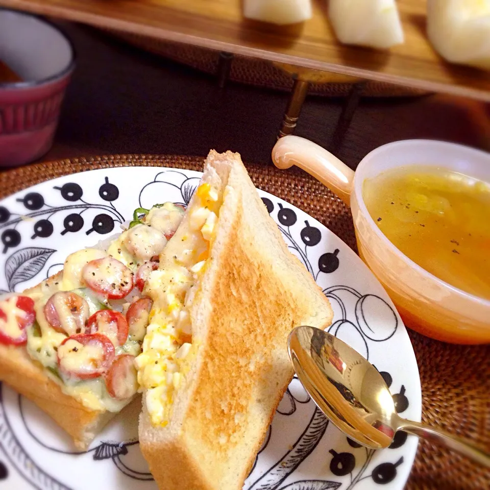 風邪気味朝ごぱん(=ﾟωﾟ)ﾉ|nao子さん