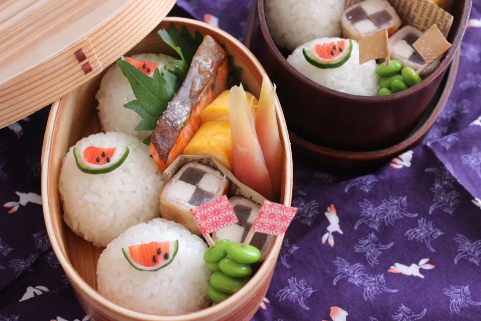 母と息子のお弁当|さっかさん