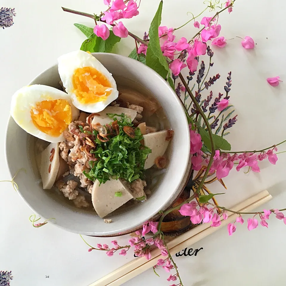 Homemade vietnamese mince pork, Thai sausage with Shirataki noodle|pannusaさん