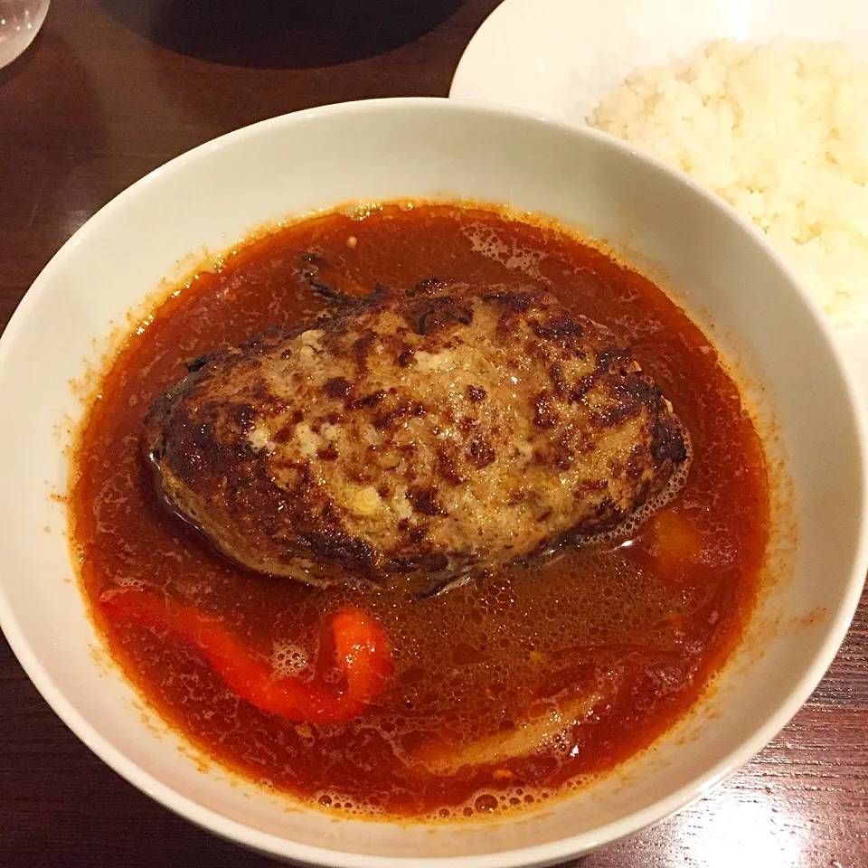 スープカレー・ルーカレーKEN ハンバーグスープカレー5番|カウンター嬢さん