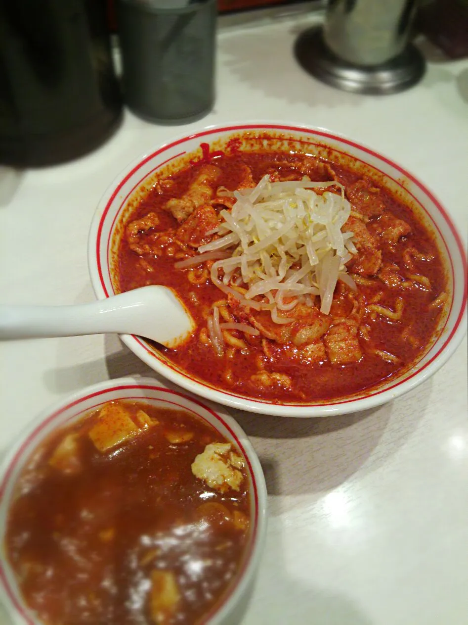 北極辛さ2倍とプチ麻婆丼|よちやまさん