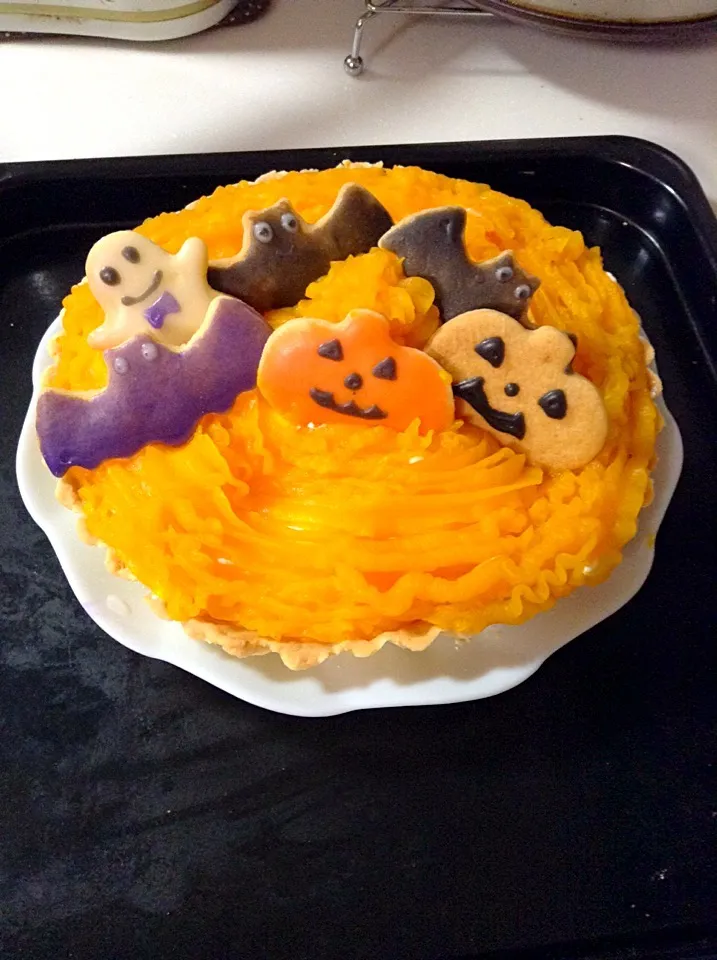 弟の誕生日ケーキ！
一応ハローウィンケーキ🎃|里沙さん