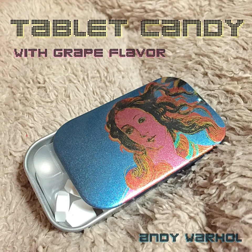 tablet candy with grape flavor 🍇🍇🍇|mie 미에 मिएさん