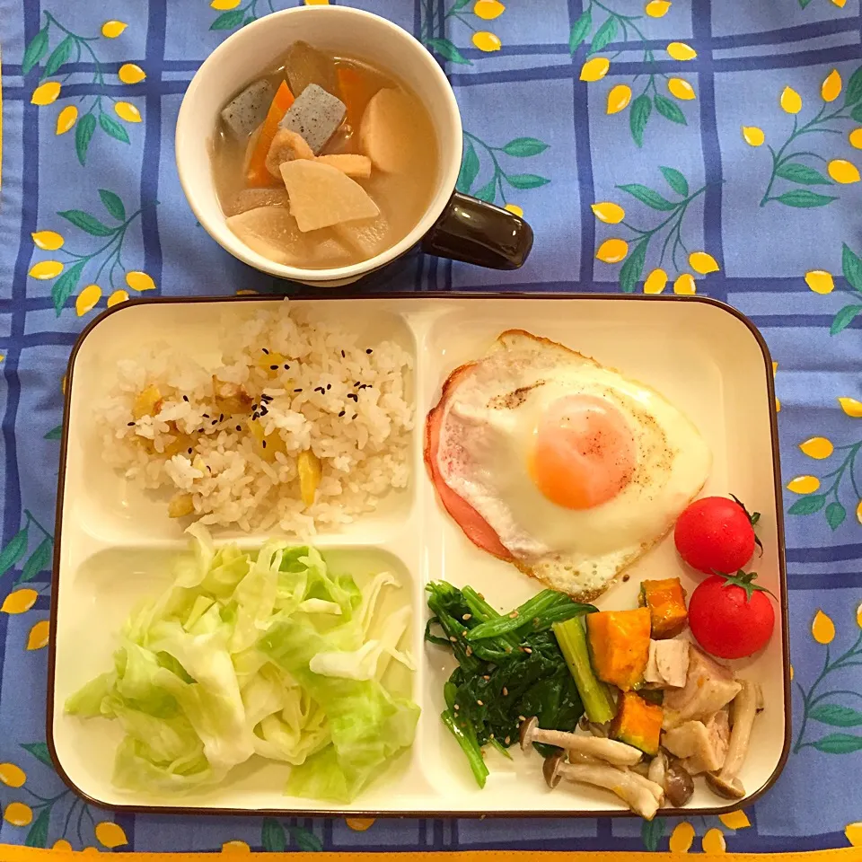 Snapdishの料理写真:2015年10月19日の朝食|もえさん