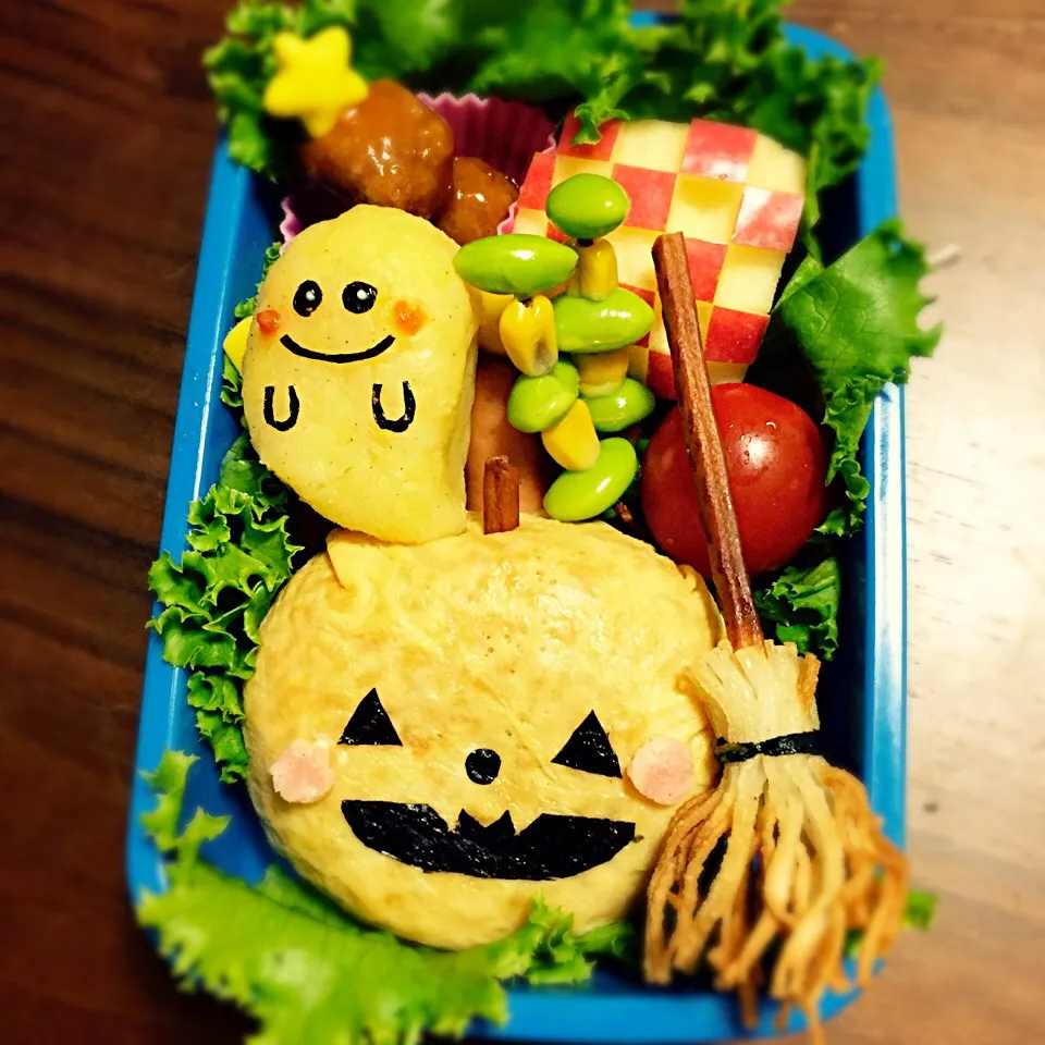 ホウキがポイントハローウィン弁当|toshimiさん