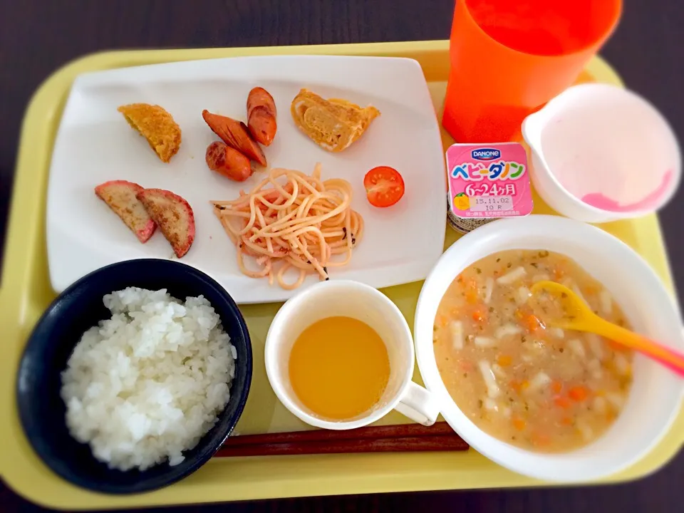 Snapdishの料理写真:私と息子の朝ごはん|e☆さん