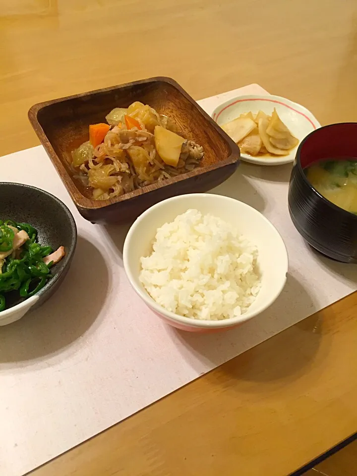 肉じゃが定食(^ ^)|TOMYさん