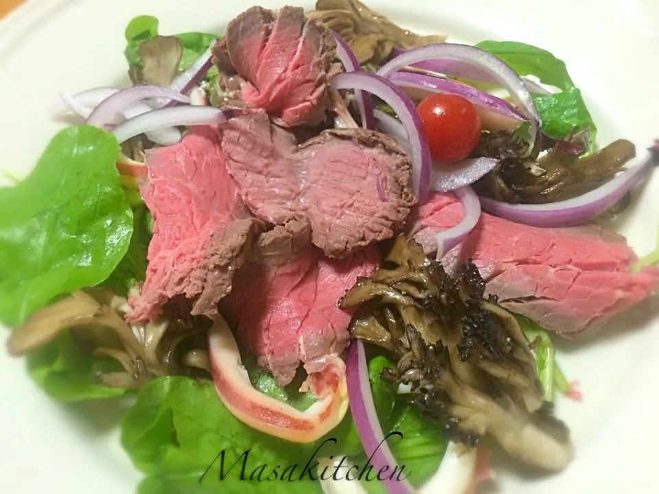 Roast beef&rocket salad|Masakiさん