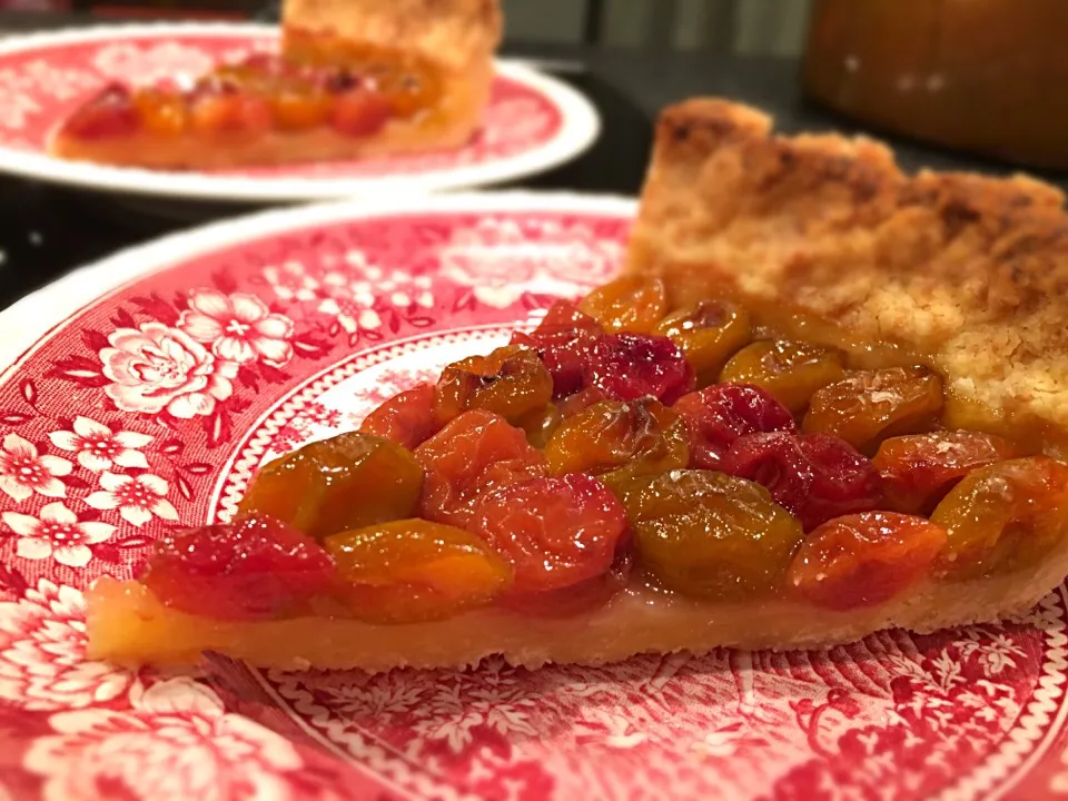 Tarte aux mirabelles et cerises|Makotoさん