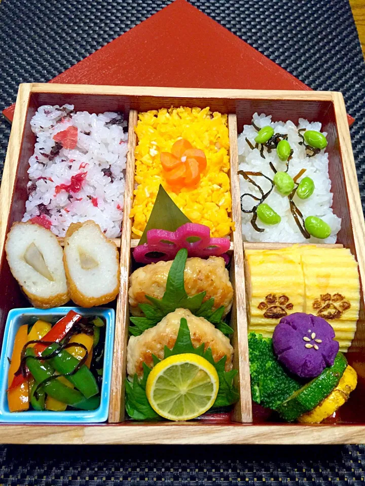 Snapdishの料理写真:火曜日の息子弁当💖|Mayumi Konishiさん