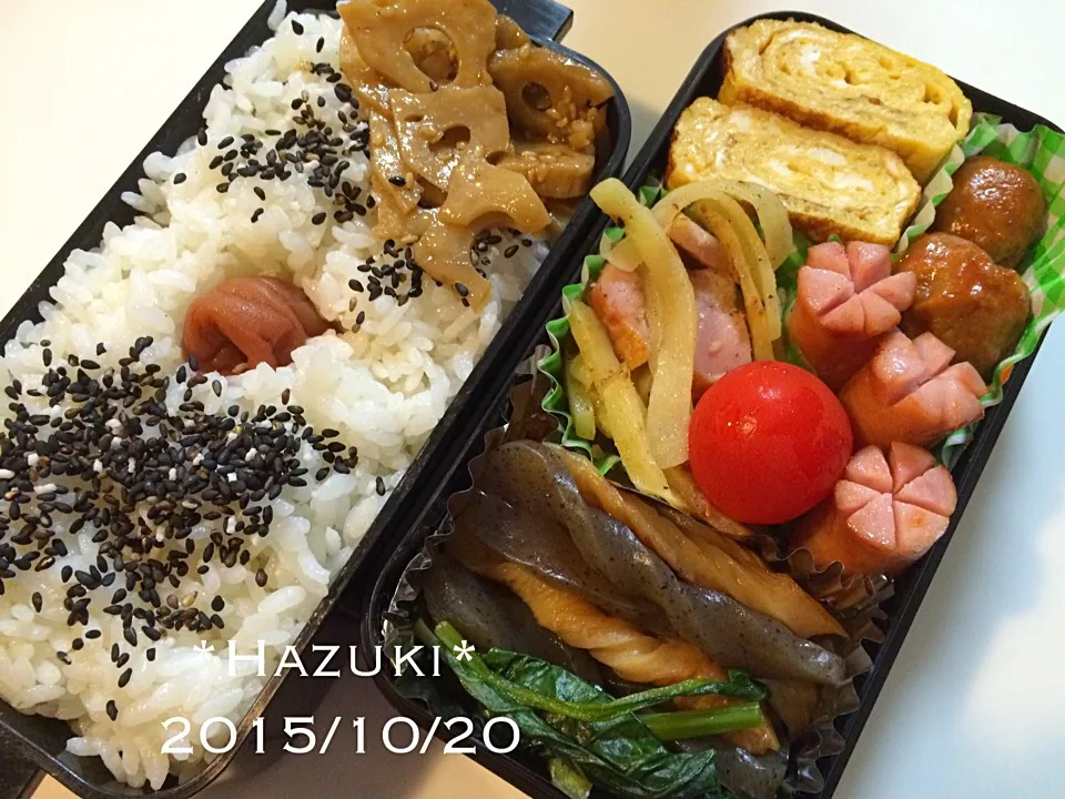 高校生息子弁当🍱🍱|Hazukiさん