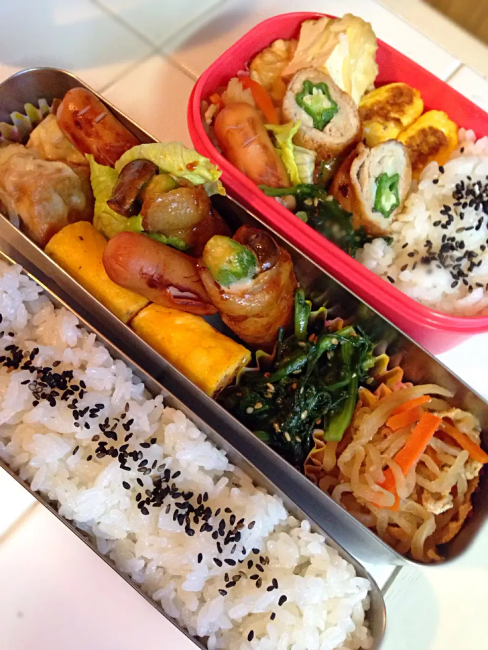 野菜の肉巻き弁当🍱|エミリーさん