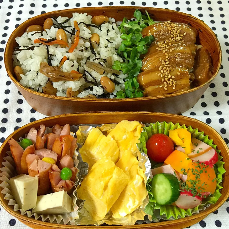 豚の角煮弁当|Kanegonさん