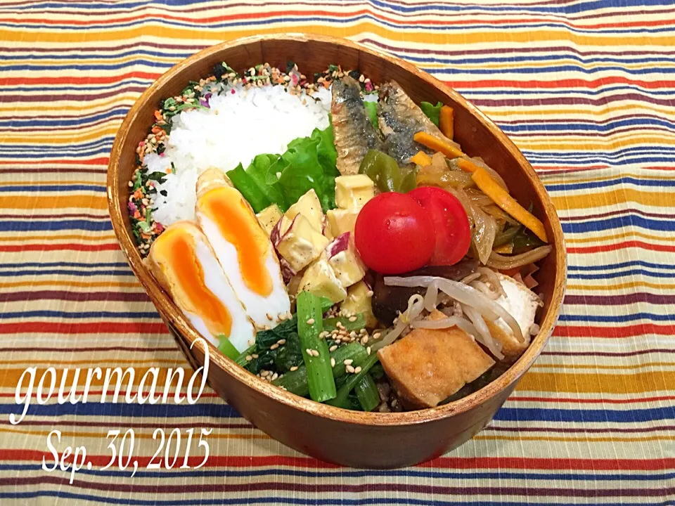 Snapdishの料理写真:2015.9.30 息子お弁当♪|プーティさん