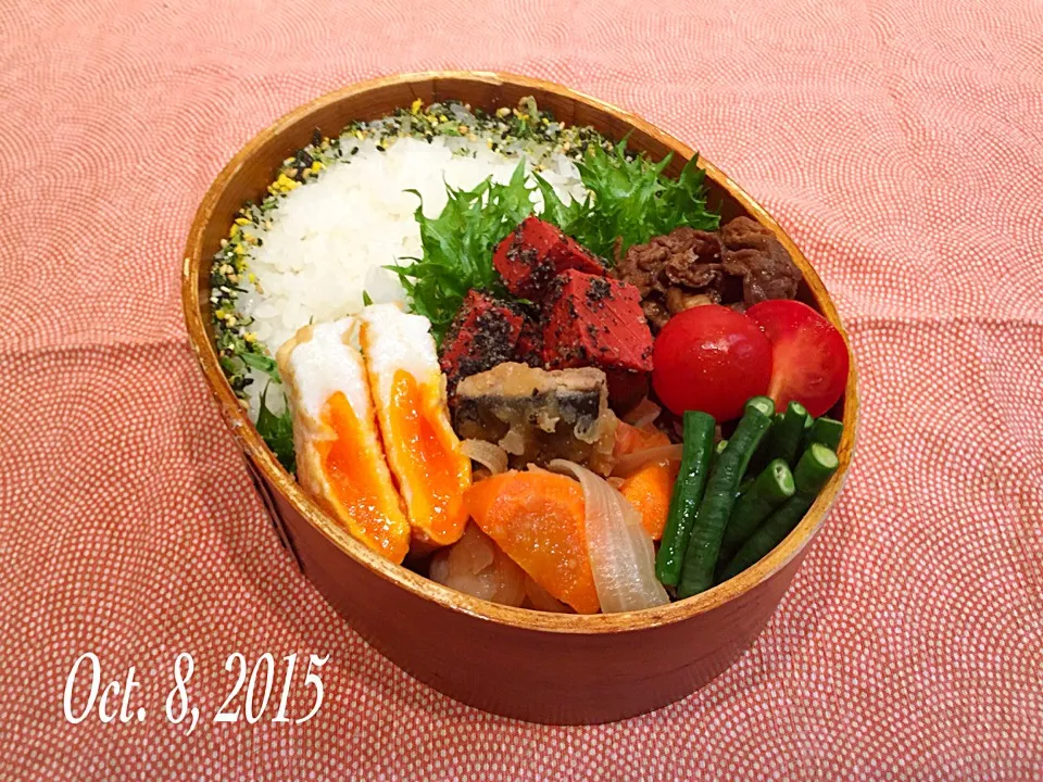 Snapdishの料理写真:2015.11.8 息子お弁当♪|プーティさん