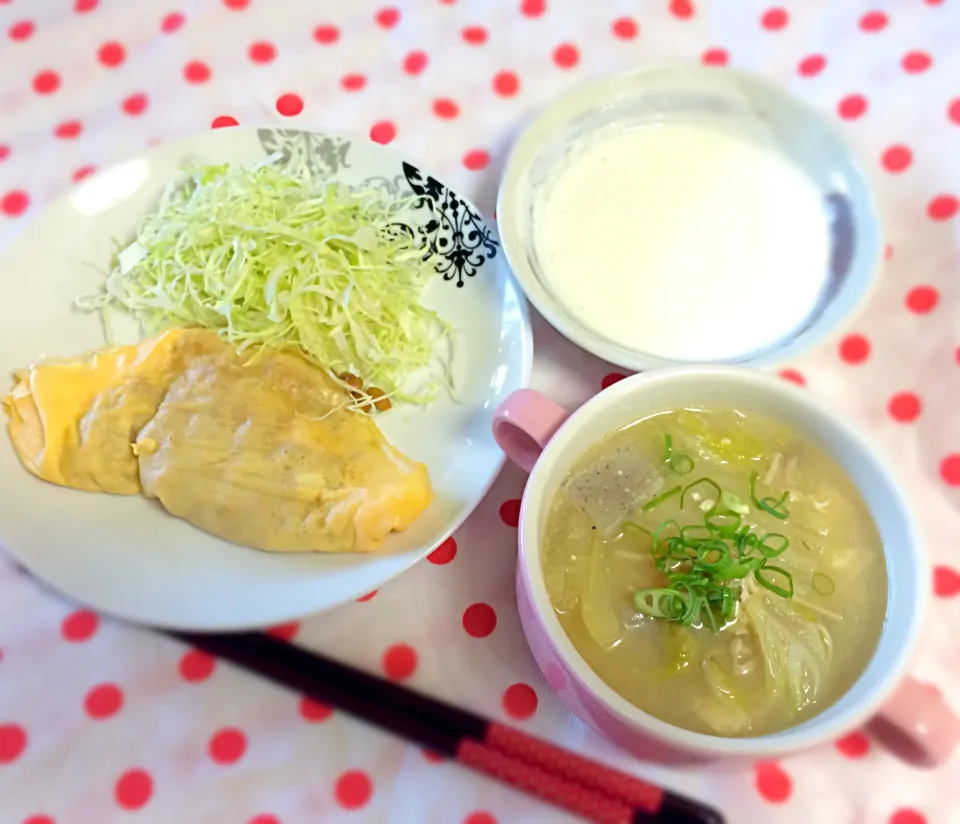 低糖質ダイエット1日目朝食。|まゆゆさん