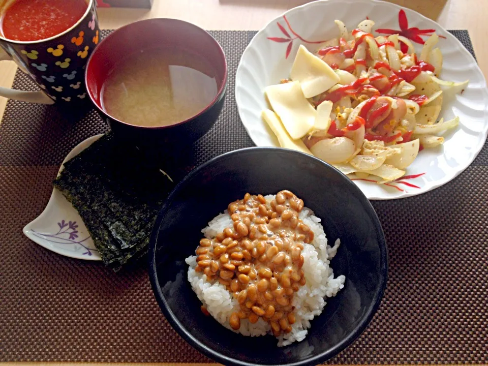 10月20日朝食兼昼食|ばぁさんさん