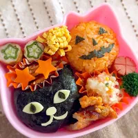 5歳娘の週1お弁当♡ハロウィンバージョン♡|はななさん