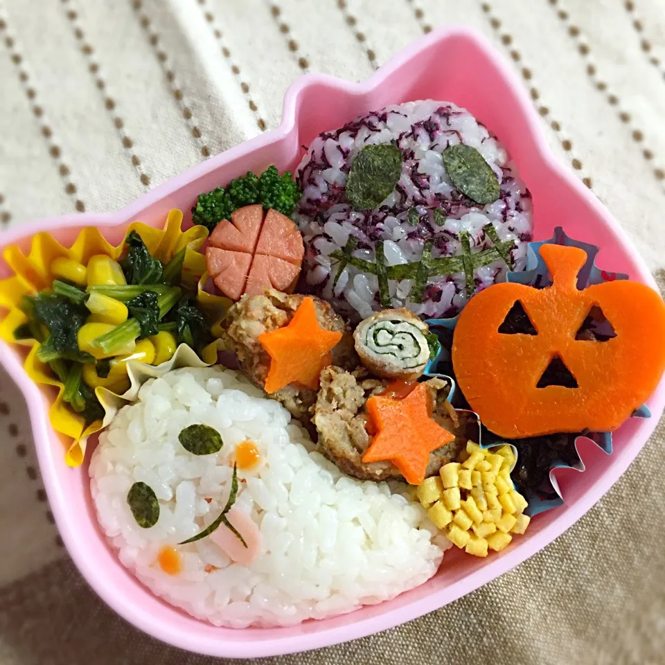 5歳娘の週1のお弁当♡ハロウィンバージョン♡|はななさん