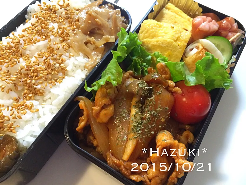 高校生息子弁当🍱🍱|Hazukiさん