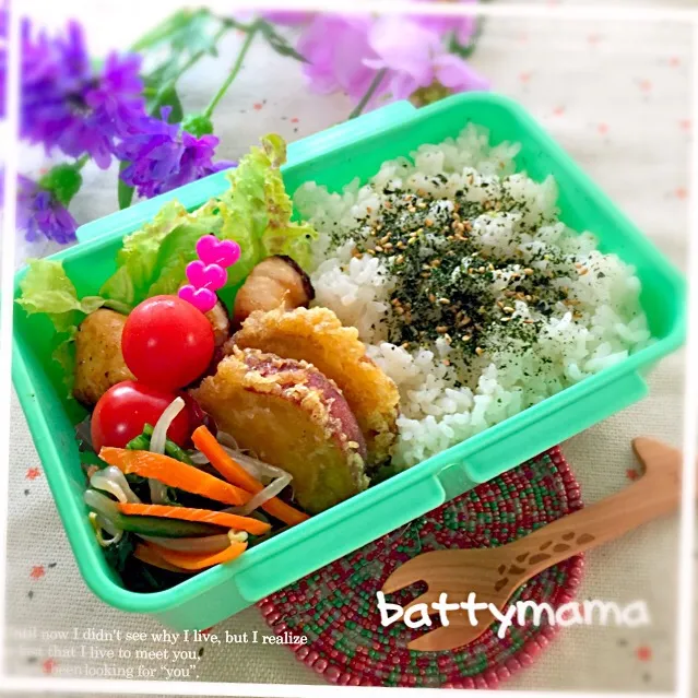 はちみつチキン弁当〜♡battymamaの節約しても美味しいお弁当♡|ばってぃーまま＠♪さん