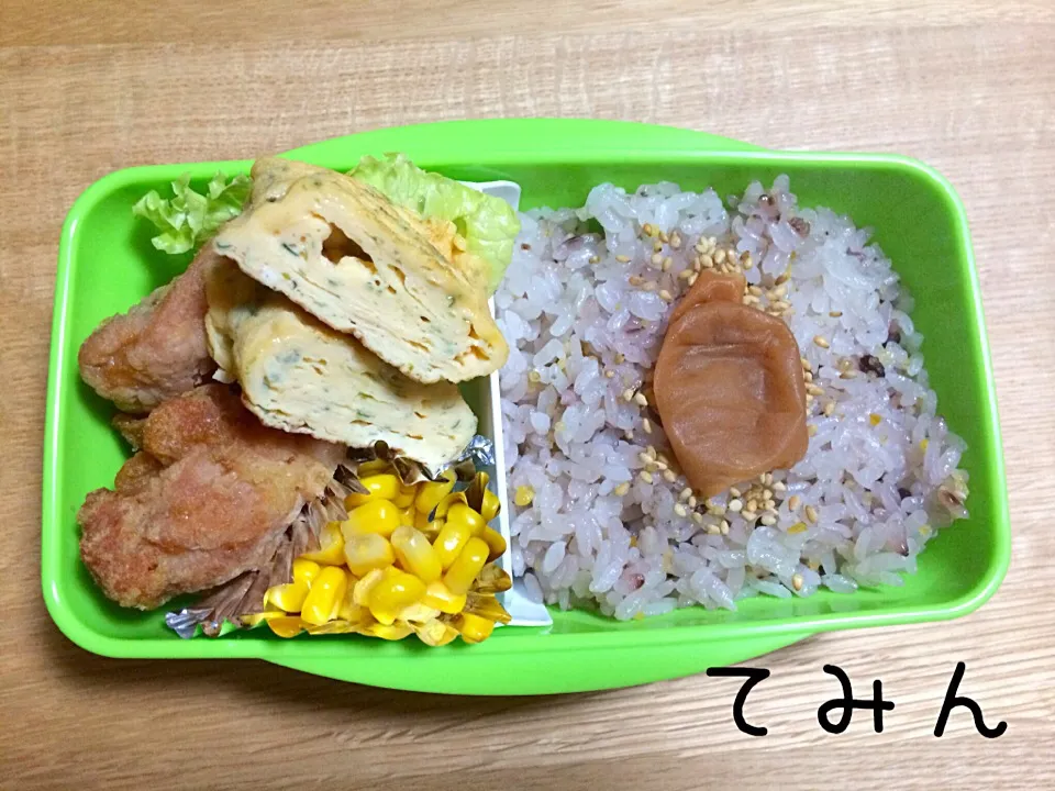 十六穀米のお弁当。|てみんちゃんさん