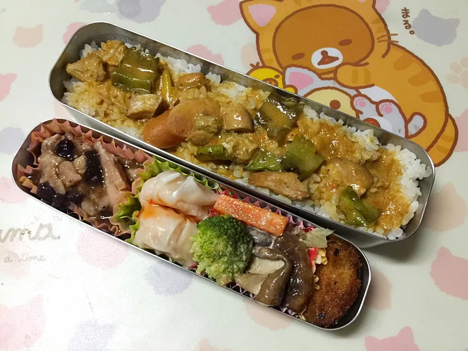 Snapdishの料理写真:彼のお弁当。2015.10.21|yukirinさん