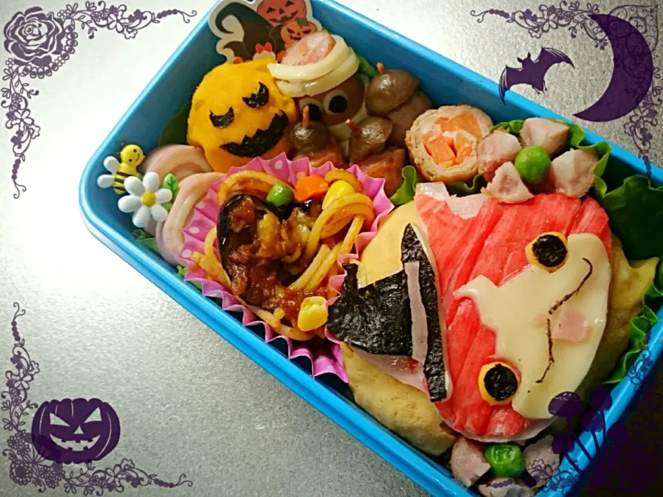 #キャラ弁 #妖怪ウオッチ　#ジバニャン　#ハロウィン
#ハロウィングランプリ2015|美穂さん