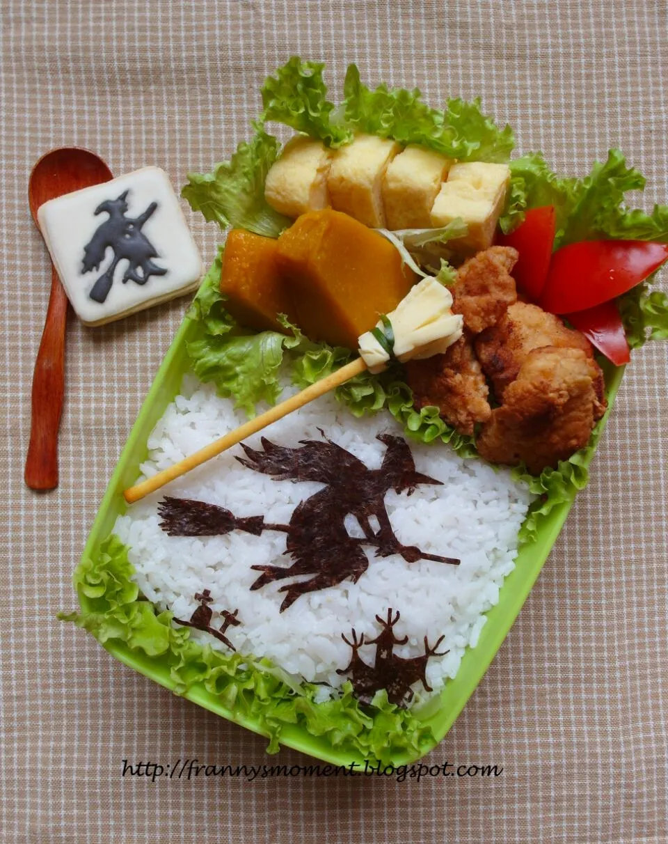 Snapdishの料理写真:Halloween bento 
【witch】|Frannyさん