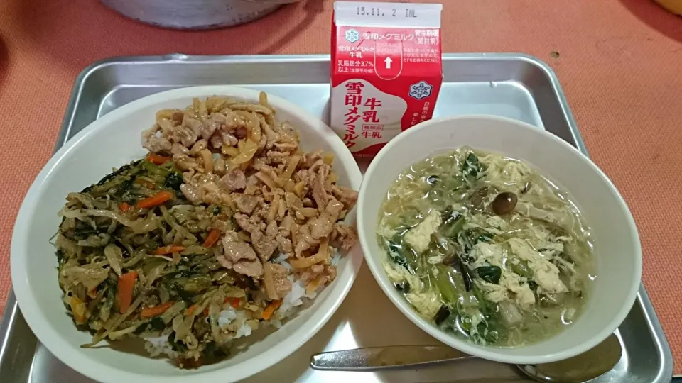 Snapdishの料理写真:今日の給食(10/21)|えっちゃんさん