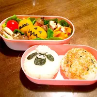 \ Halloween🎃 / ひつじのショーンとおばけかぼちゃのハロウィン弁当|桐さん