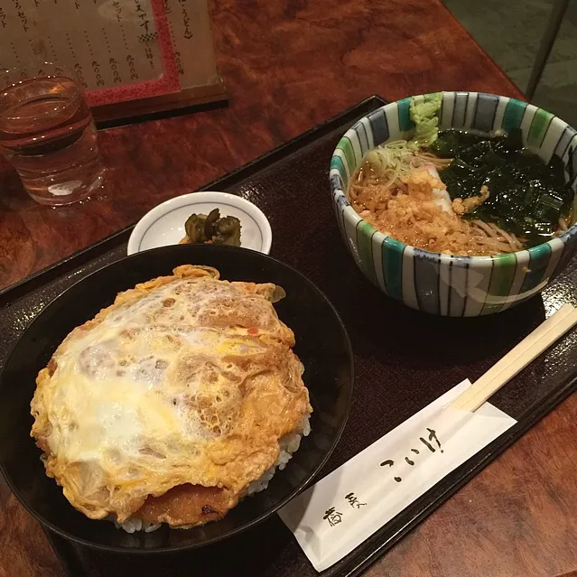 Snapdishの料理写真:カツ丼セット|r1990297さん