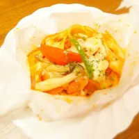 Snapdishの料理写真:トマト&チーズパスタ🍅🍝|nan.dotさん