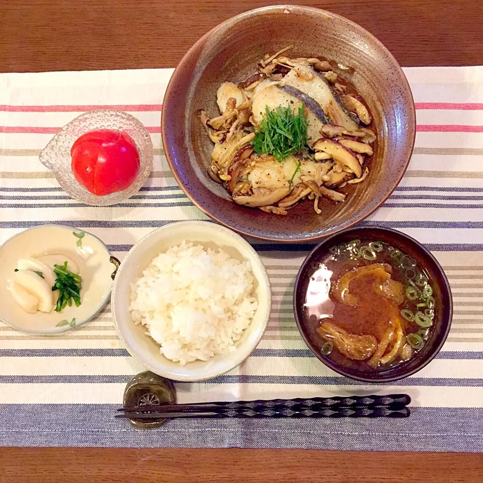 鱈ときのこのバター醤油|emiさん