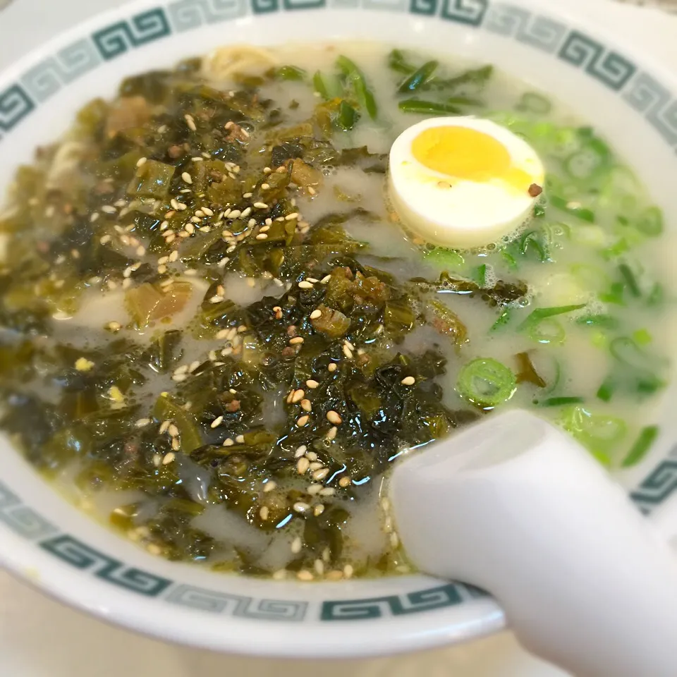 今日は渋谷に行ったので、いつもの桂花ラーメン。阿蘇拉麺を食べてみた。サッパリしてて好み♪|リュカさん