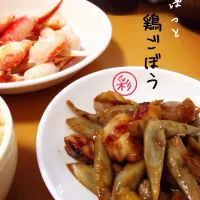 Snapdishの料理写真:ごぼうはレンチン♪20分でコクうま鶏ごぼう✧⁺⸜(●˙▾˙●)⸝⁺✧ごぼうってなんでこんなに美味しいの？|*あゃ＊さん