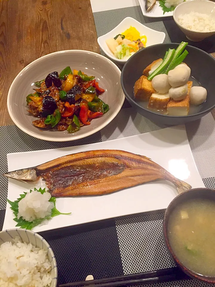 今日は和食メニュー🐟🍚|まみりんごさん