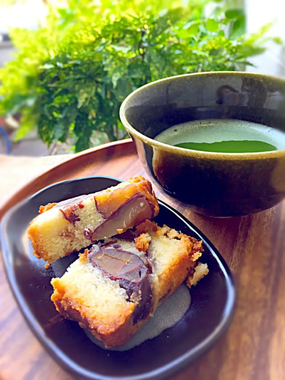 うち和カフェした！栗入り|あきさん