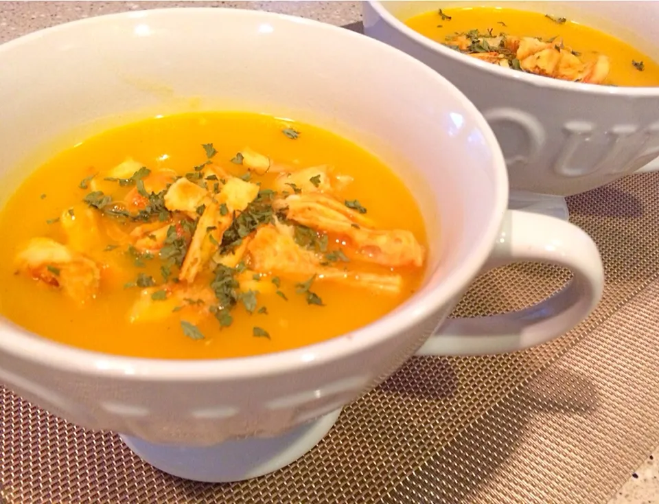 Butternut squash soup ✴︎ かぼちゃスープ|miyaponさん