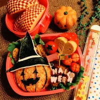 娘の遠足お弁当❤︎ ハロウィン風＊|yuka＊さん