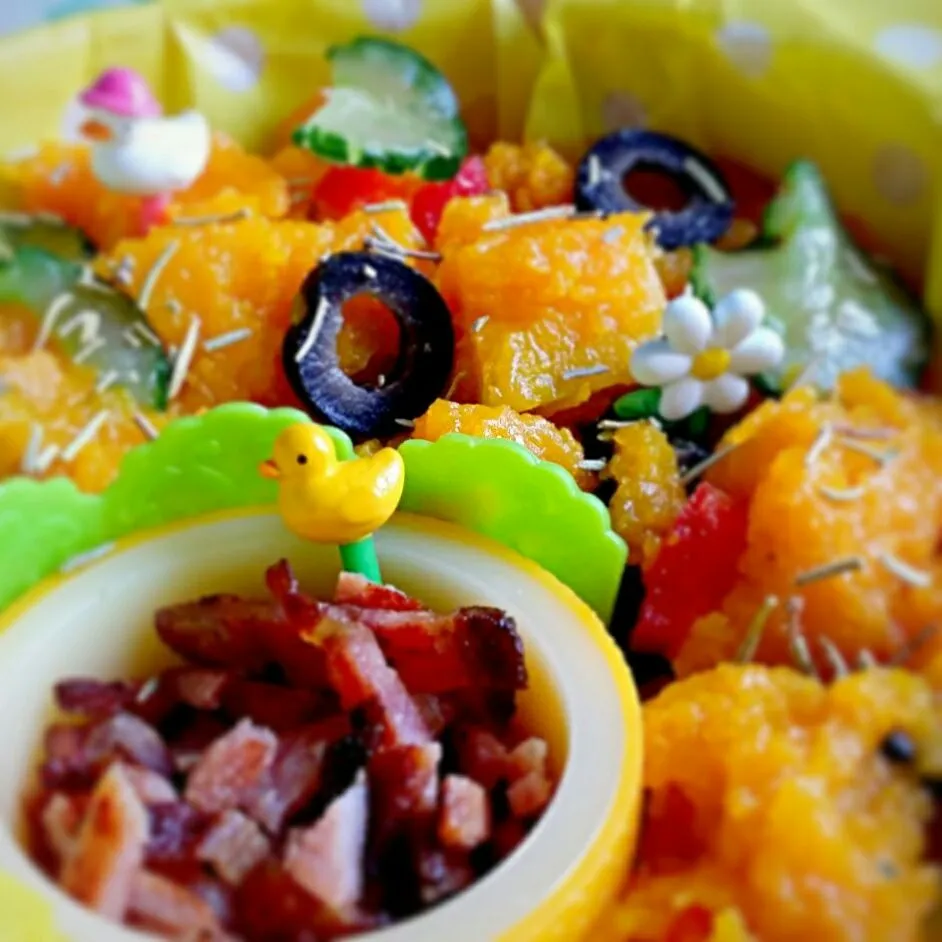 kabocha salad for lunch|Chua Jeanさん